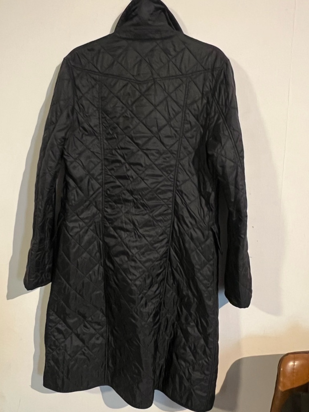 Burberry trench long quilted jacket m - Picture 2 of 6